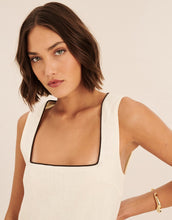 Load image into Gallery viewer, Aere Aria Linen Mini Shift Dress
