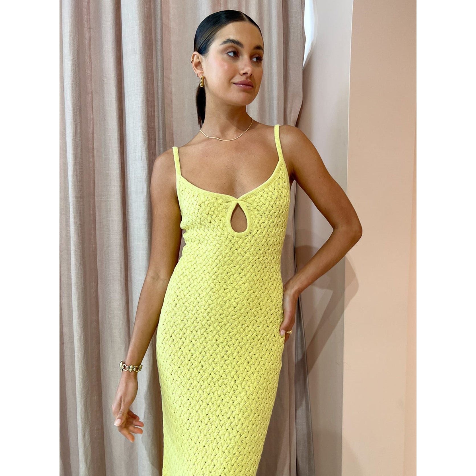 Bec and Bridge Effie Knit Key Maxi Dress (Daffodil Yellow) – Wardrobe  Collective NZ