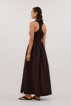 Load image into Gallery viewer, Dissh Florence Burnt Choc Cotton Midi
