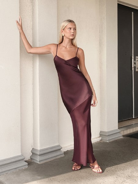 Ownley Alize Midi Dress (Plum)