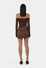 Load image into Gallery viewer, Ownley Tahnee Mini Dress (Chocolate)
