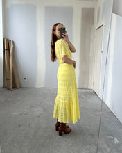 Load image into Gallery viewer, Ruby Mirella V-Neck Dress (Lemon)
