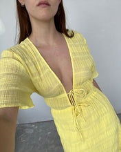 Load image into Gallery viewer, Ruby Mirella V-Neck Dress (Lemon)
