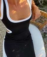 Load image into Gallery viewer, SIR. Evalina Cut Out Dress
