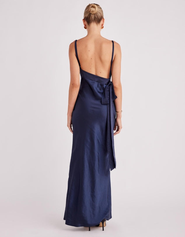 spain maxi dress SNDYS Spain Maxi (Navy) – Wardrobe Collective NZ