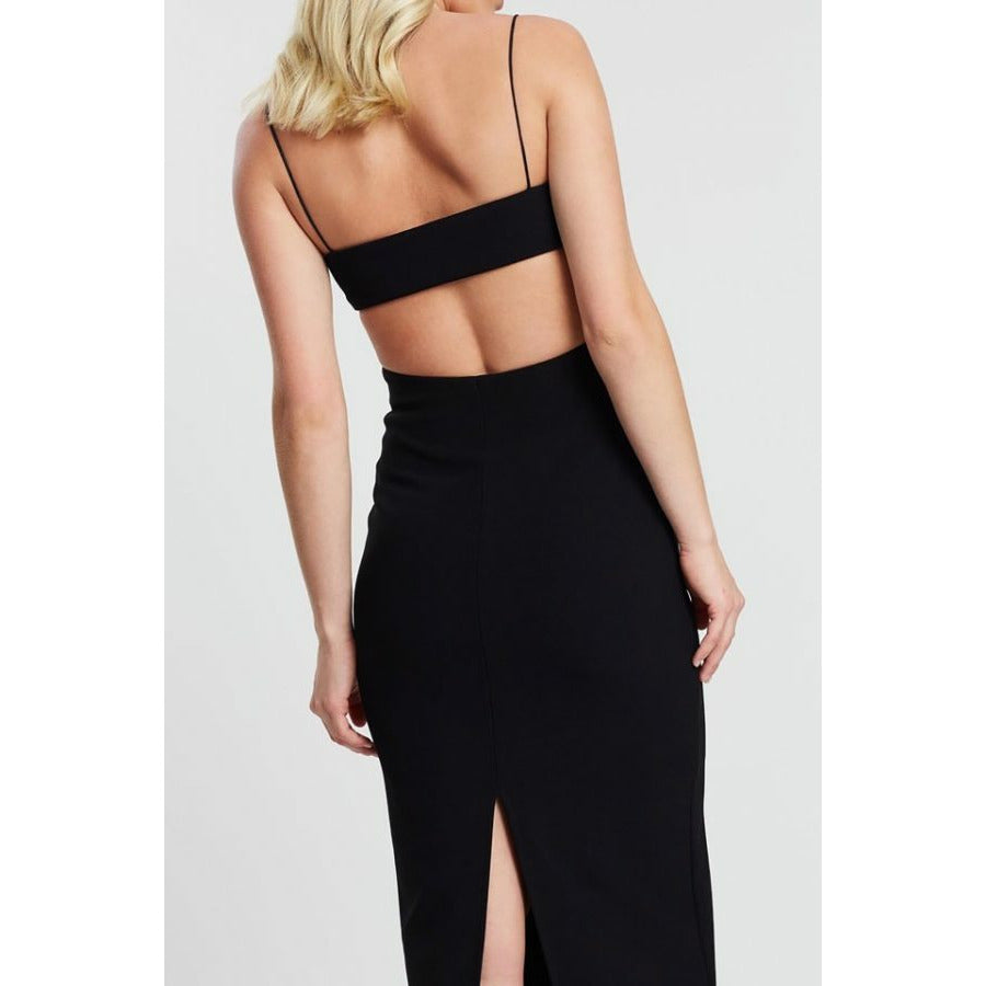 Bec and Bridge Elle Cut Out Midi Wardrobe Collective NZ Bec and Bridge Elle Cut Out Midi Wardrobe Collective NZ